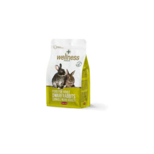 WELLNESS ADULT DWARF RABBITS מזון מלאה לארנבים ננסיים פדובן